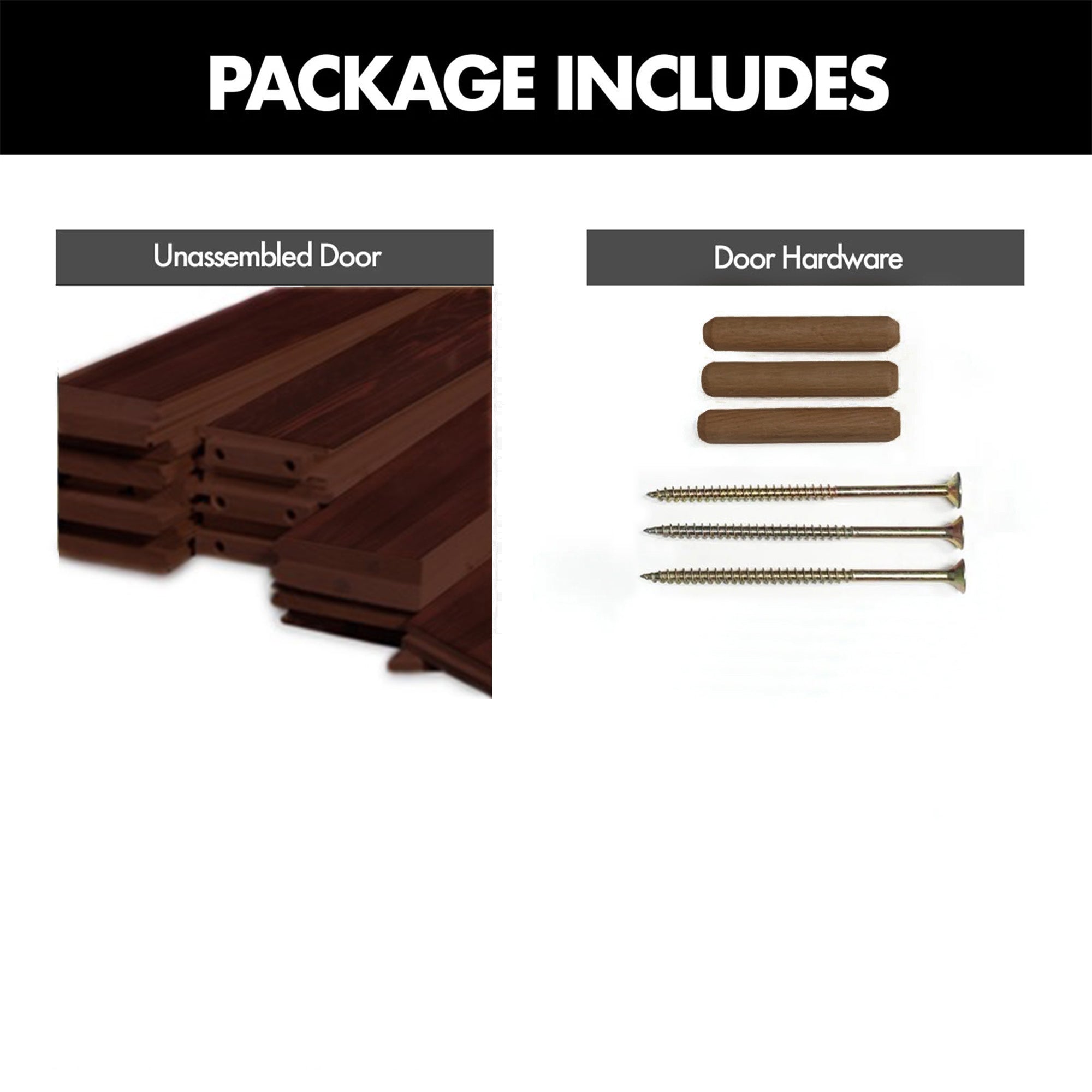 80" Height Red Mahogany Frosted Glass Arrow Design Unassembled & Finished Pine Wood Barn Door (Interior Use Only)