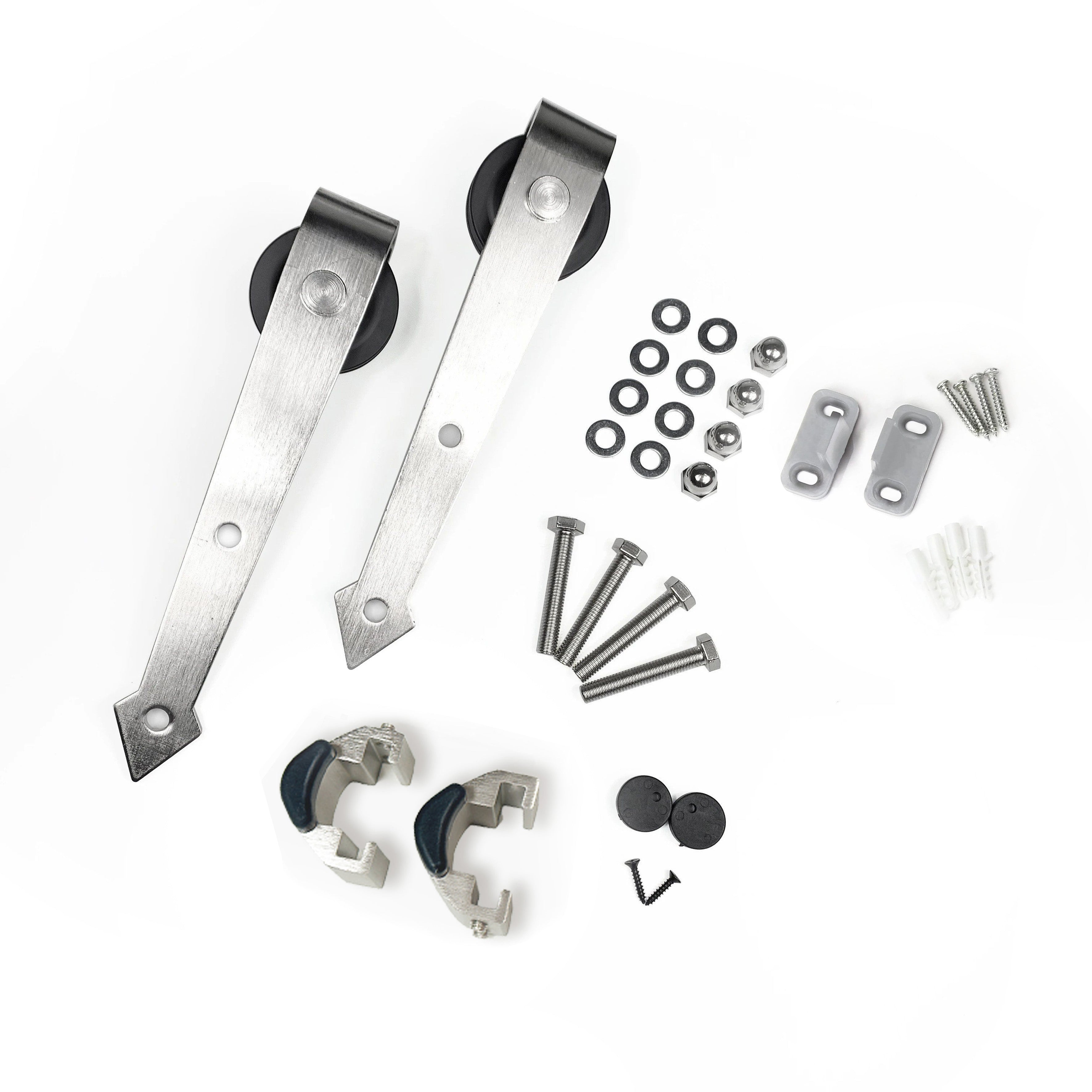 homacer brushed nickel arrow roller set