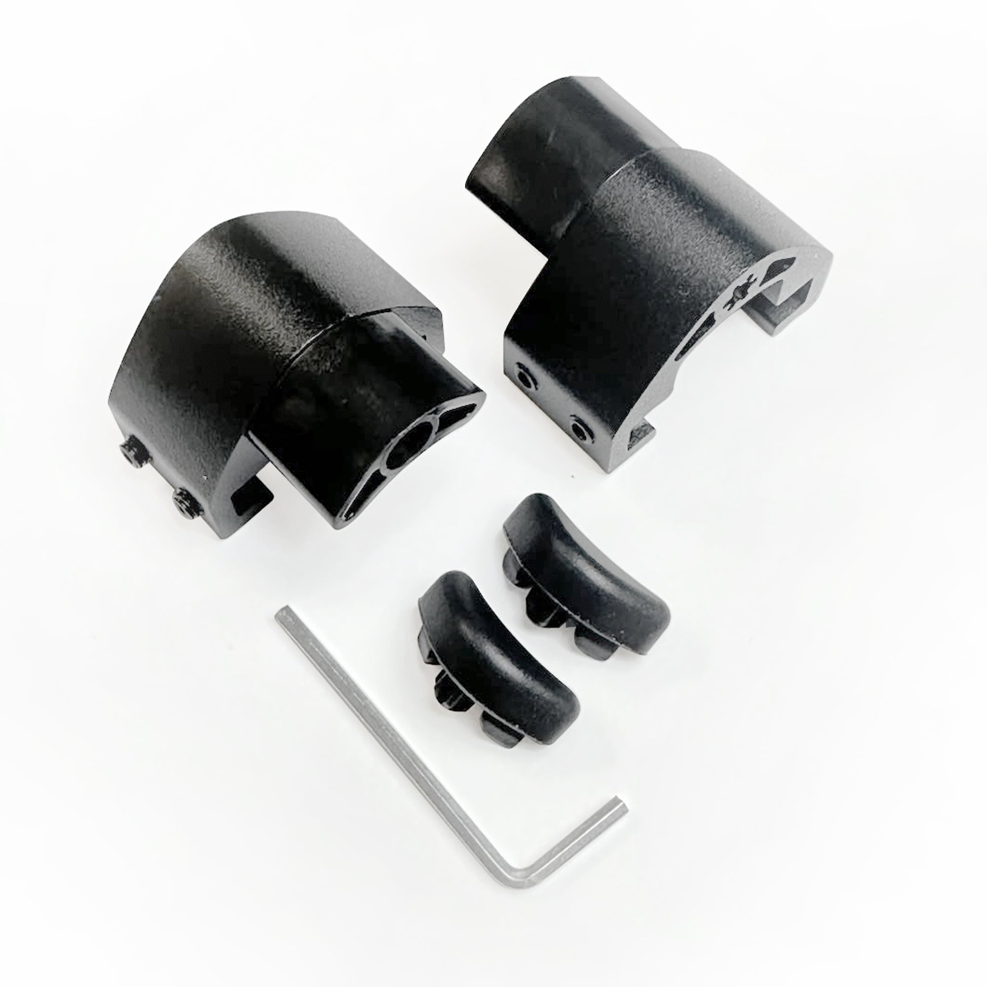 adjustable door stoppers for spoke wheel rollers