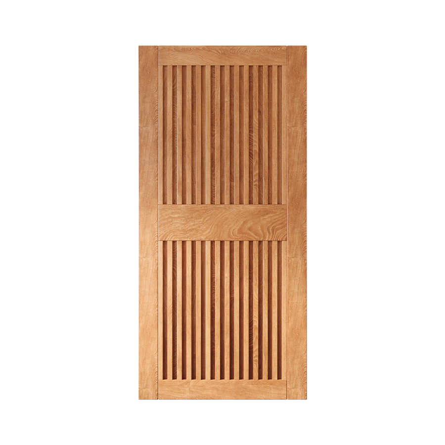 Modern vertical slat barn door