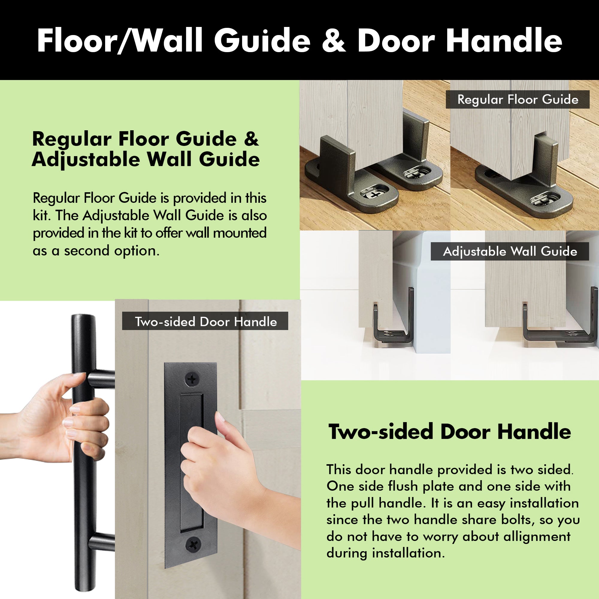 80" Height Tinsmith Gray Chalkboard Design Double Unassembled & Finished Pine Wood Barn Doors with Non-Bypass Installation Hardware Kit (Interior Use Only)