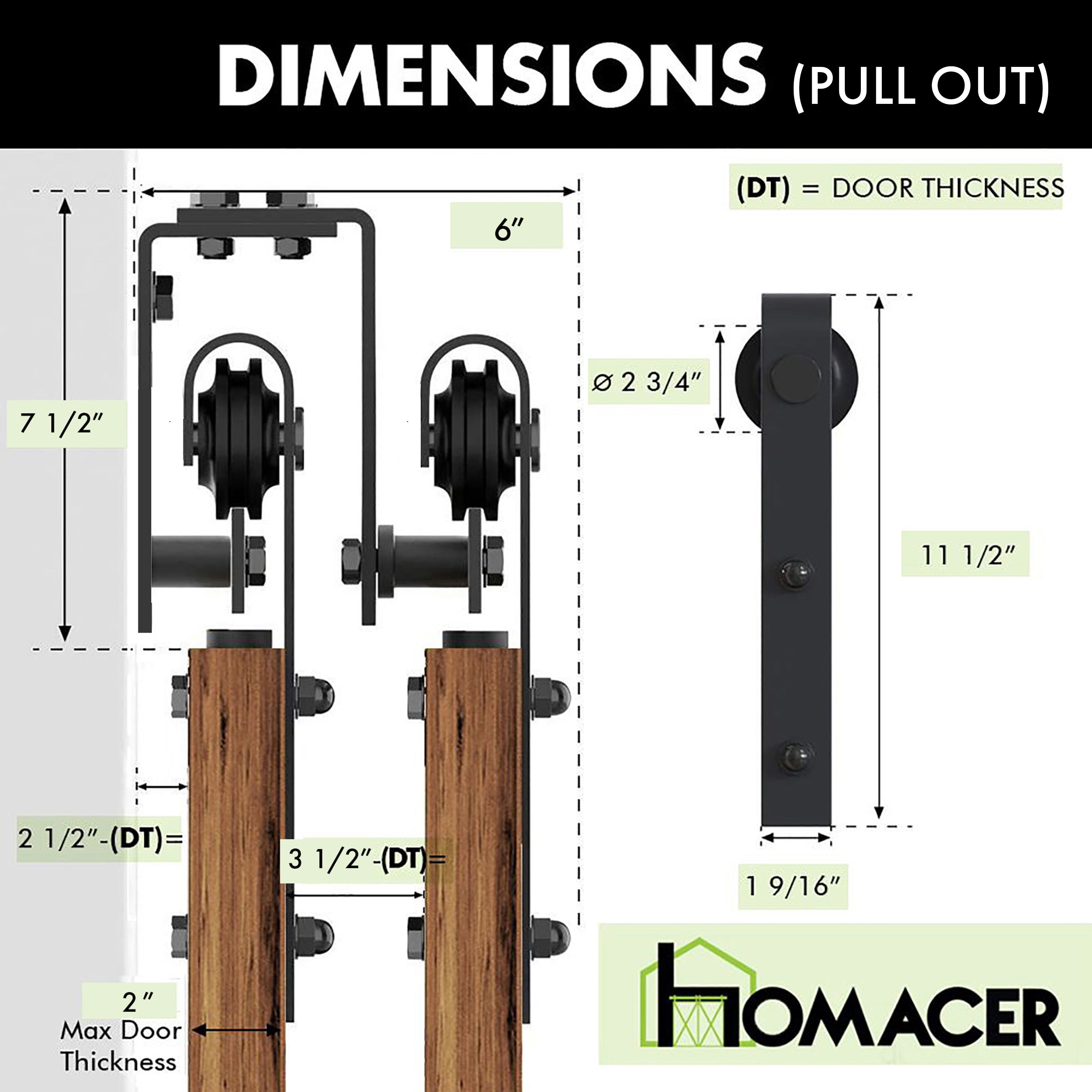 high-quality u bracket set - not for black wheels