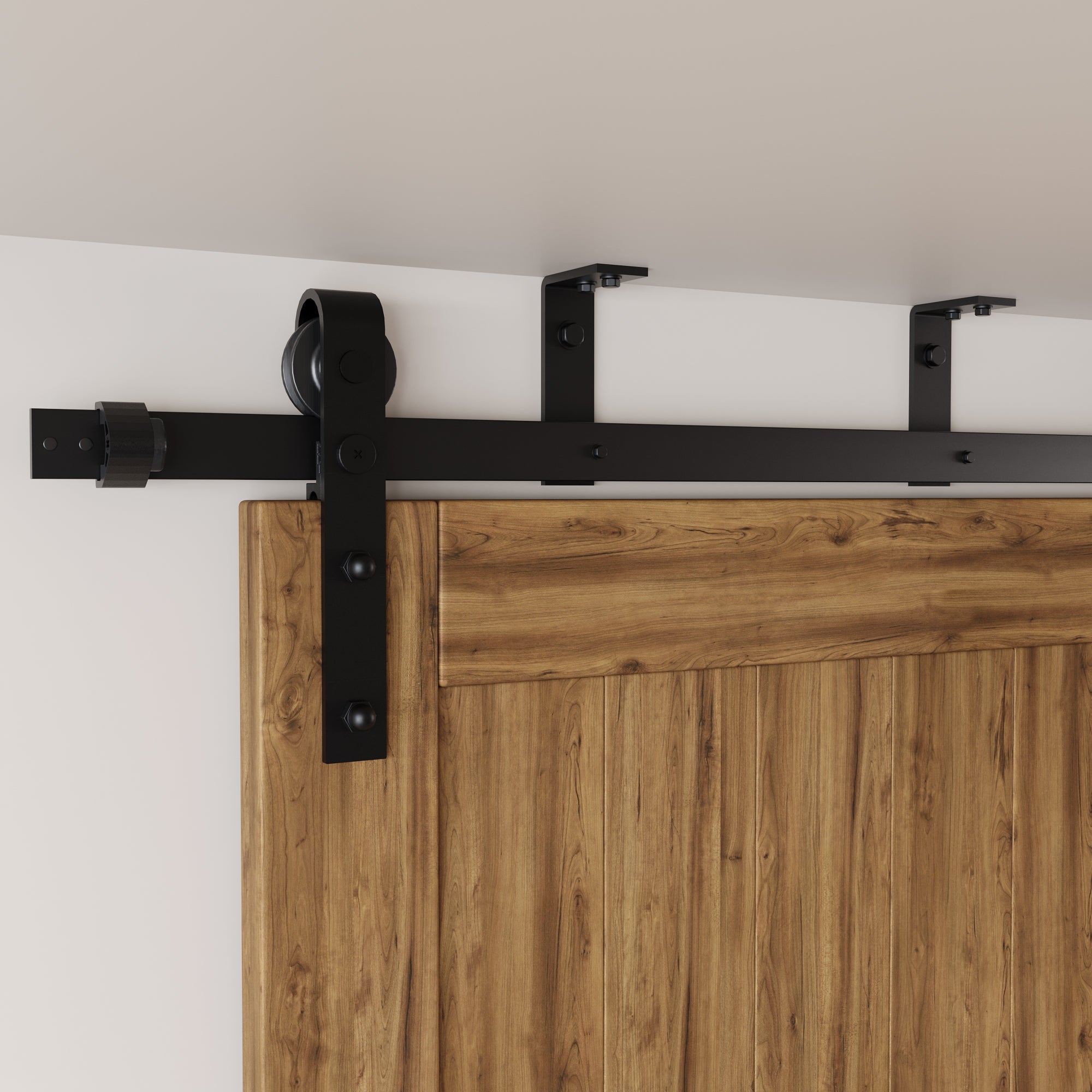rustic double door hardware