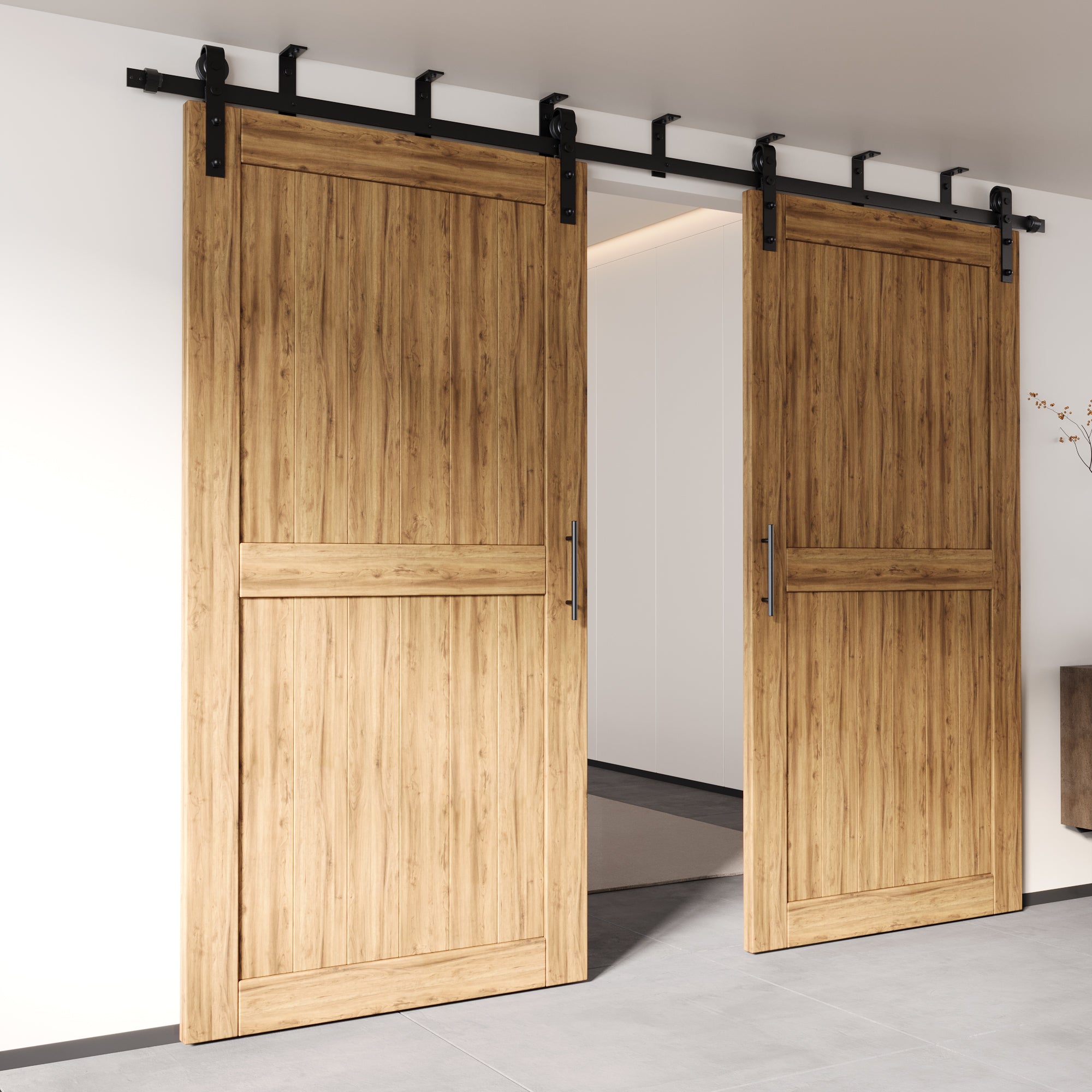 rustic sliding door kit