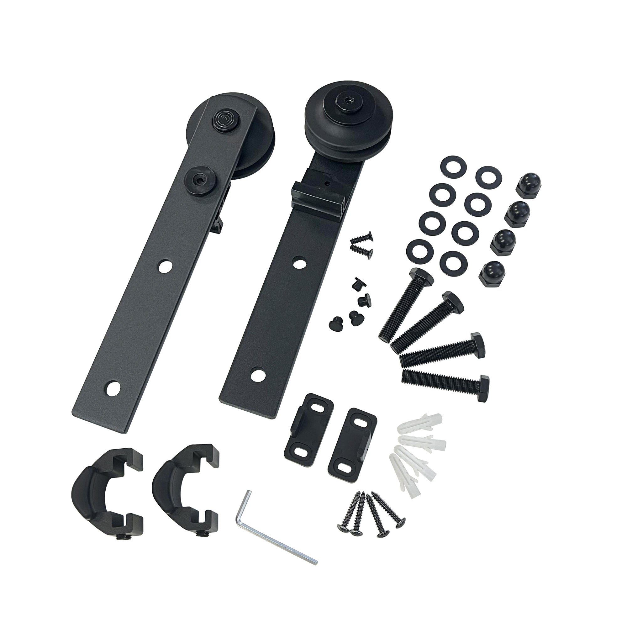 Homacer Black Rustic Straight Design Roller Set