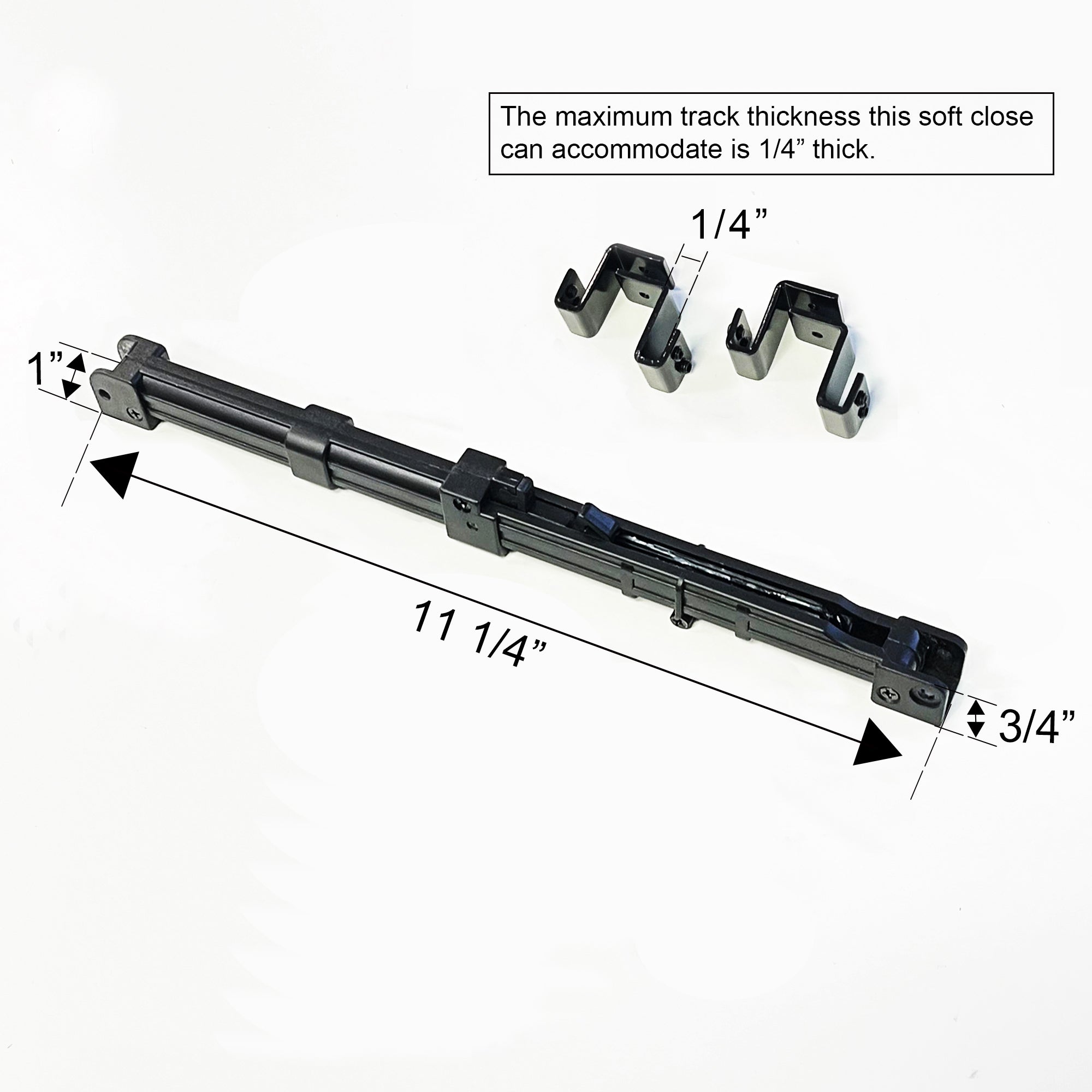 Soft Close Mechanism Buffer Damper for Sliding Barn Door Hardware Remission