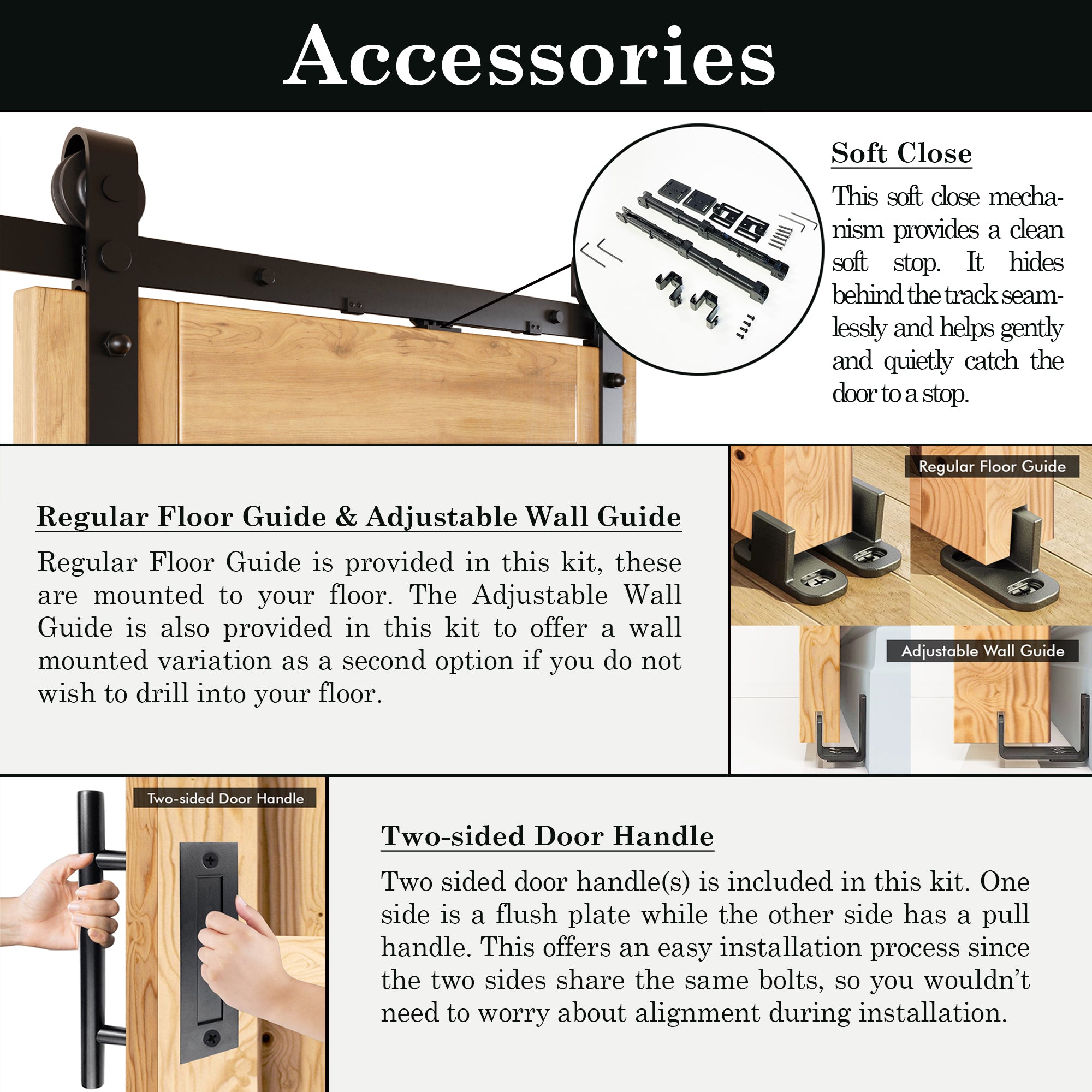 84" Height Vertical Stripe Design Unassembled & Unfinished Double Pine Wood Barn Door with Non-Bypass Installation Hardware Kit (Interior Use Only)