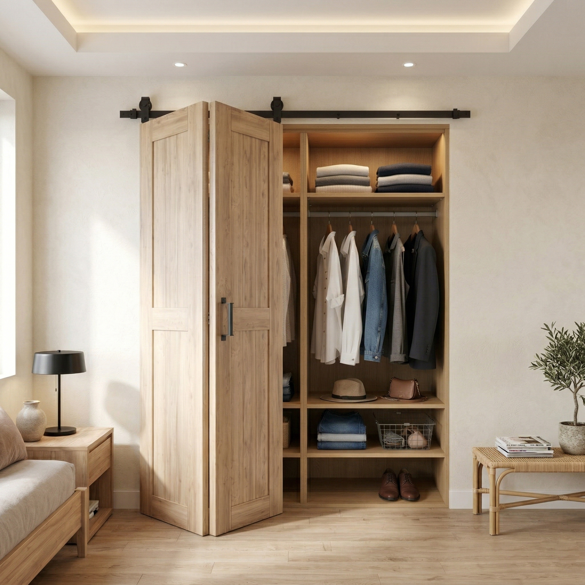 How to Upgrade Bifold Closet Doors Without Replacing Them | Homacer
