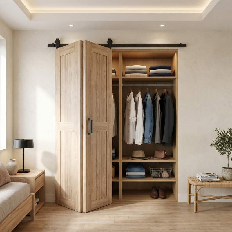Barn Door Hardware Kits & Sliding Door Track Systems | Homacer
