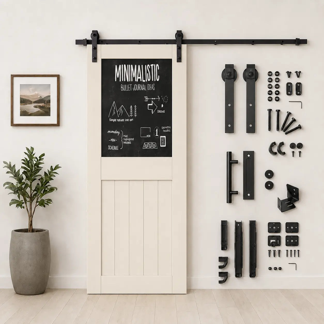 Complete Your Chalkboard Barn Door Project