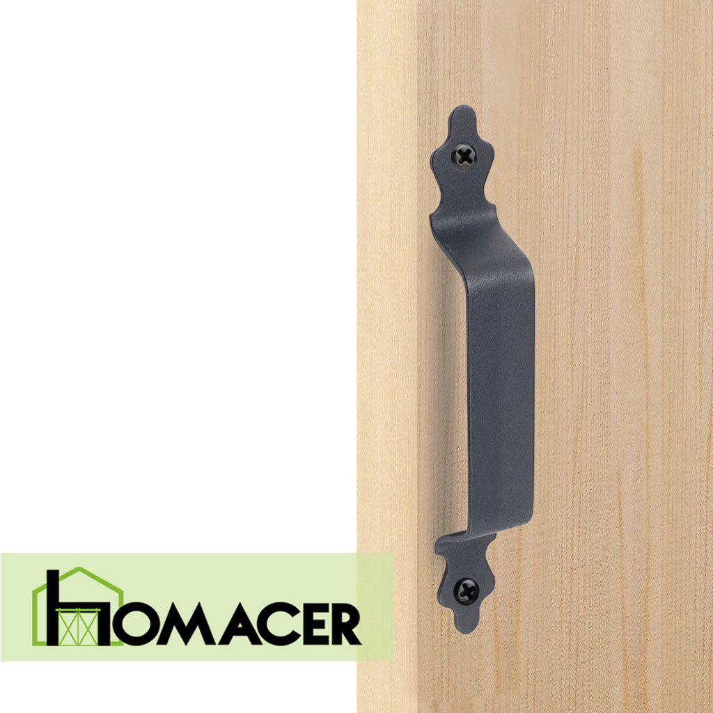 Black Carbon Steel Door Handle Design#1