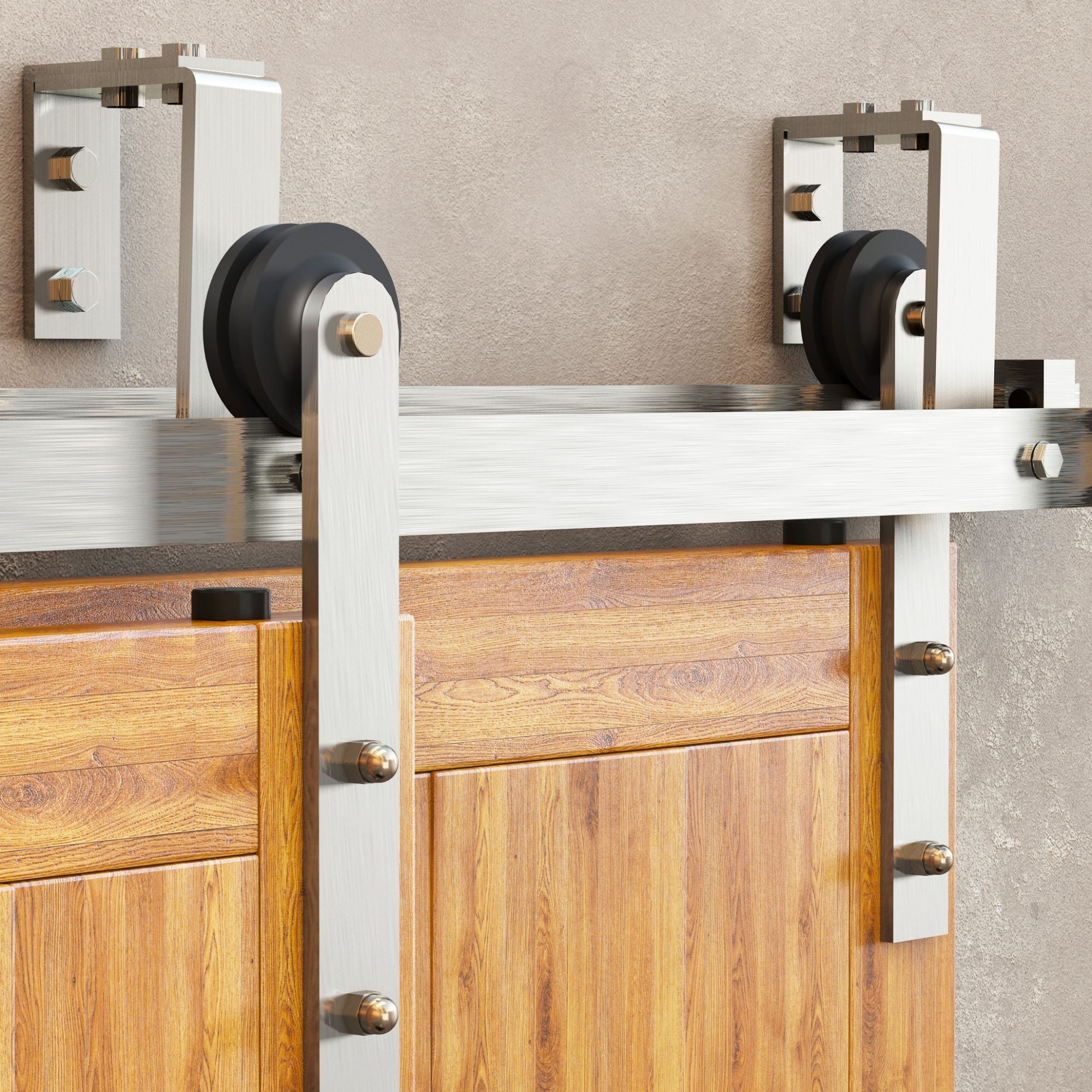 double sliding barn door hardware