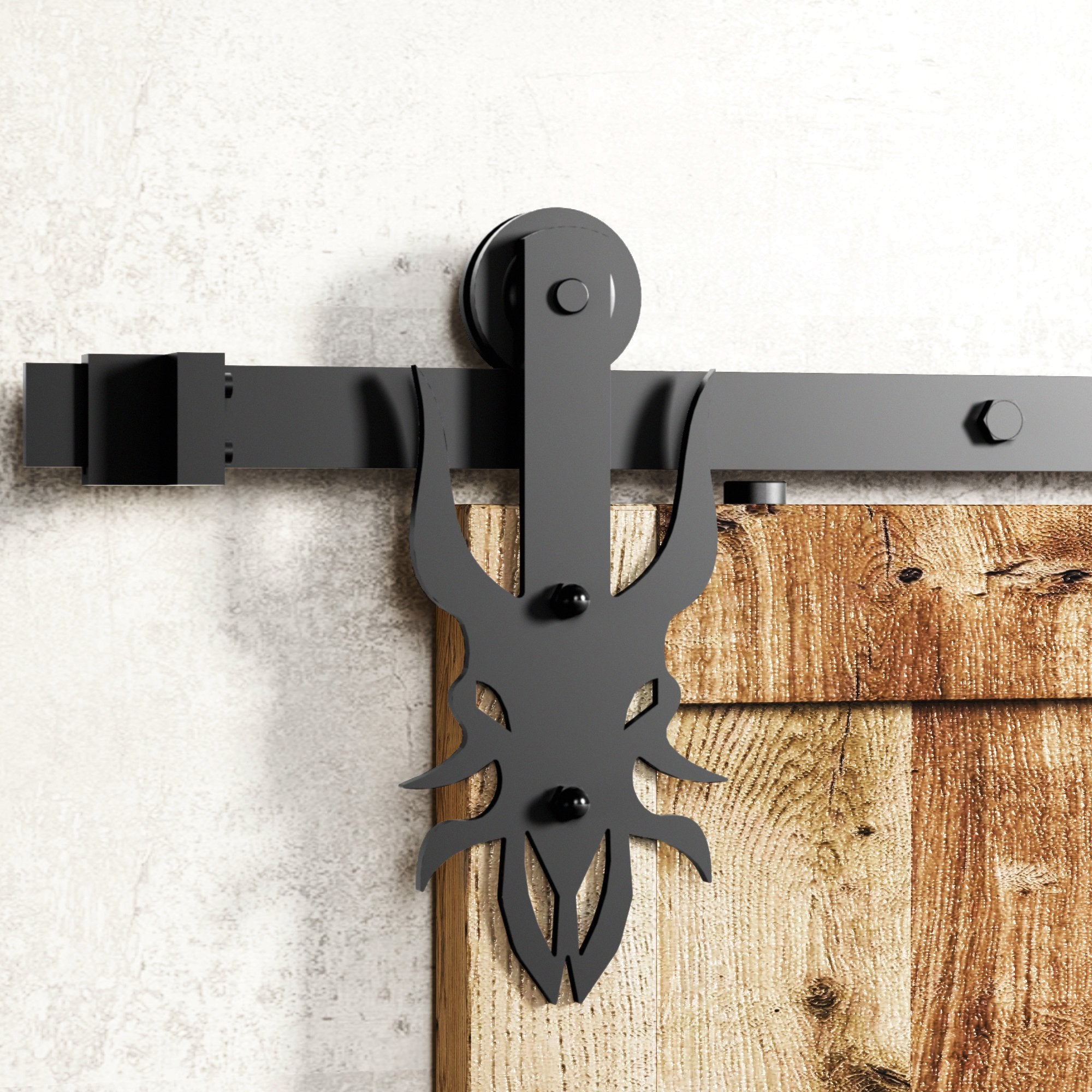 sliding barn door hardware kit - imperial design roller