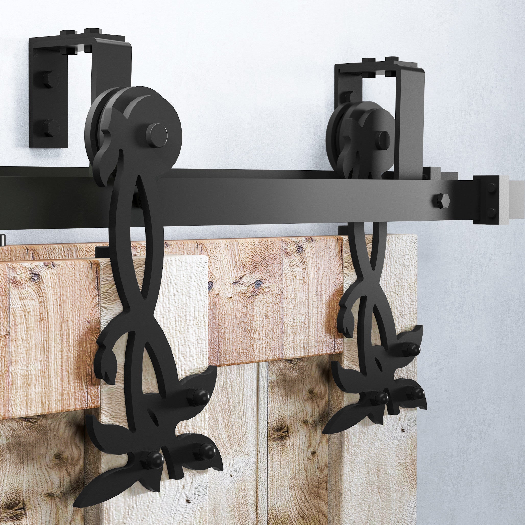 homacer flower barn door kit