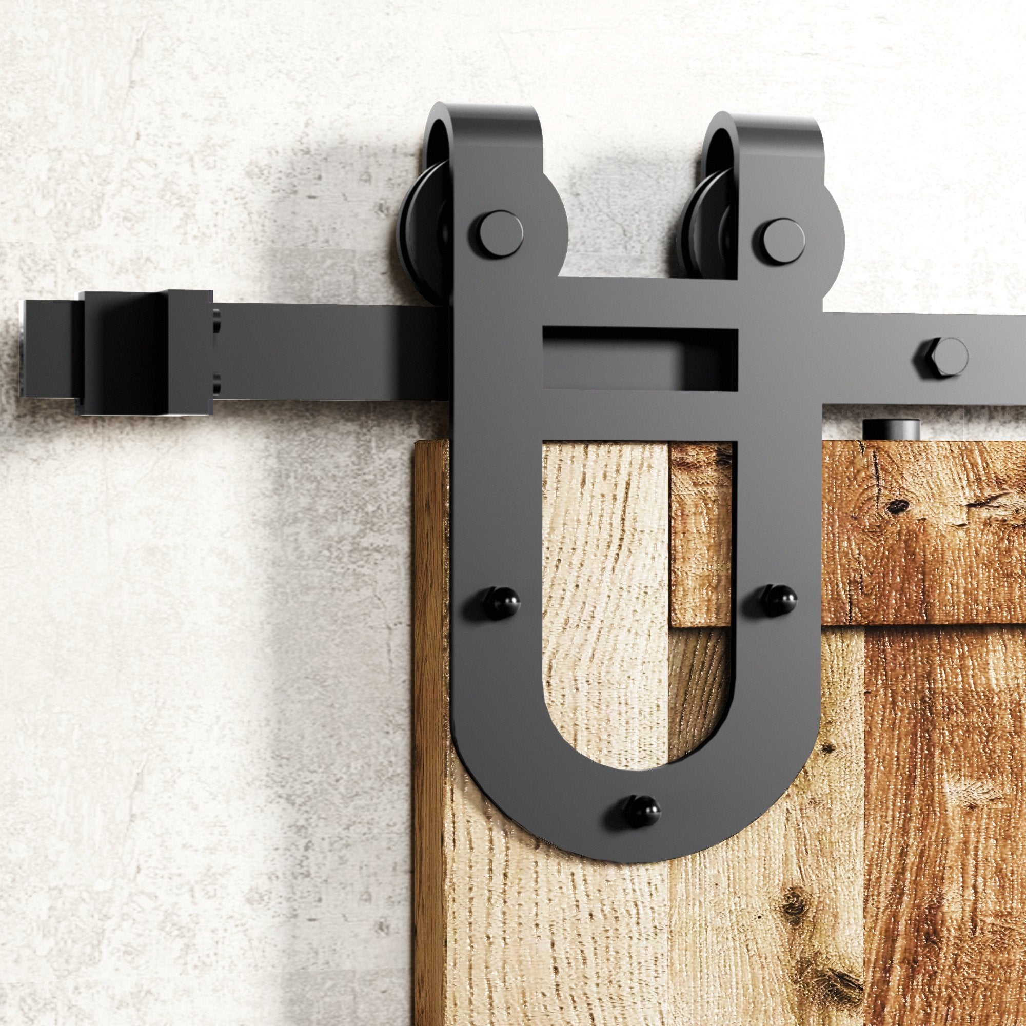 horseshoe hanger barn door hardware