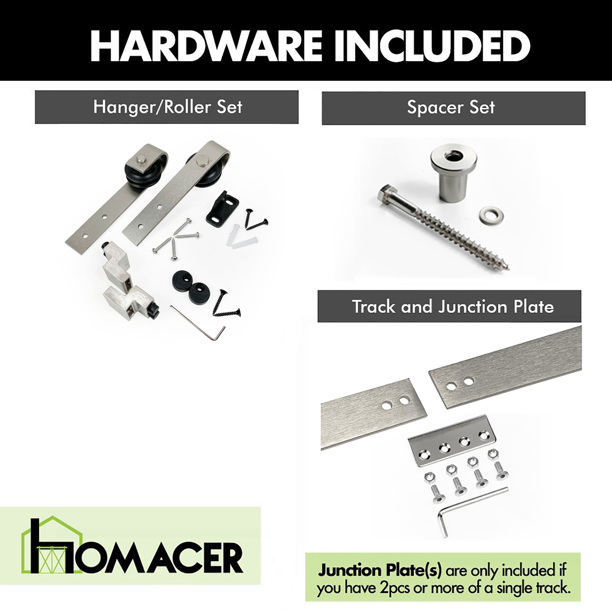 mini barn door hardware kit for cabinets hardwares included