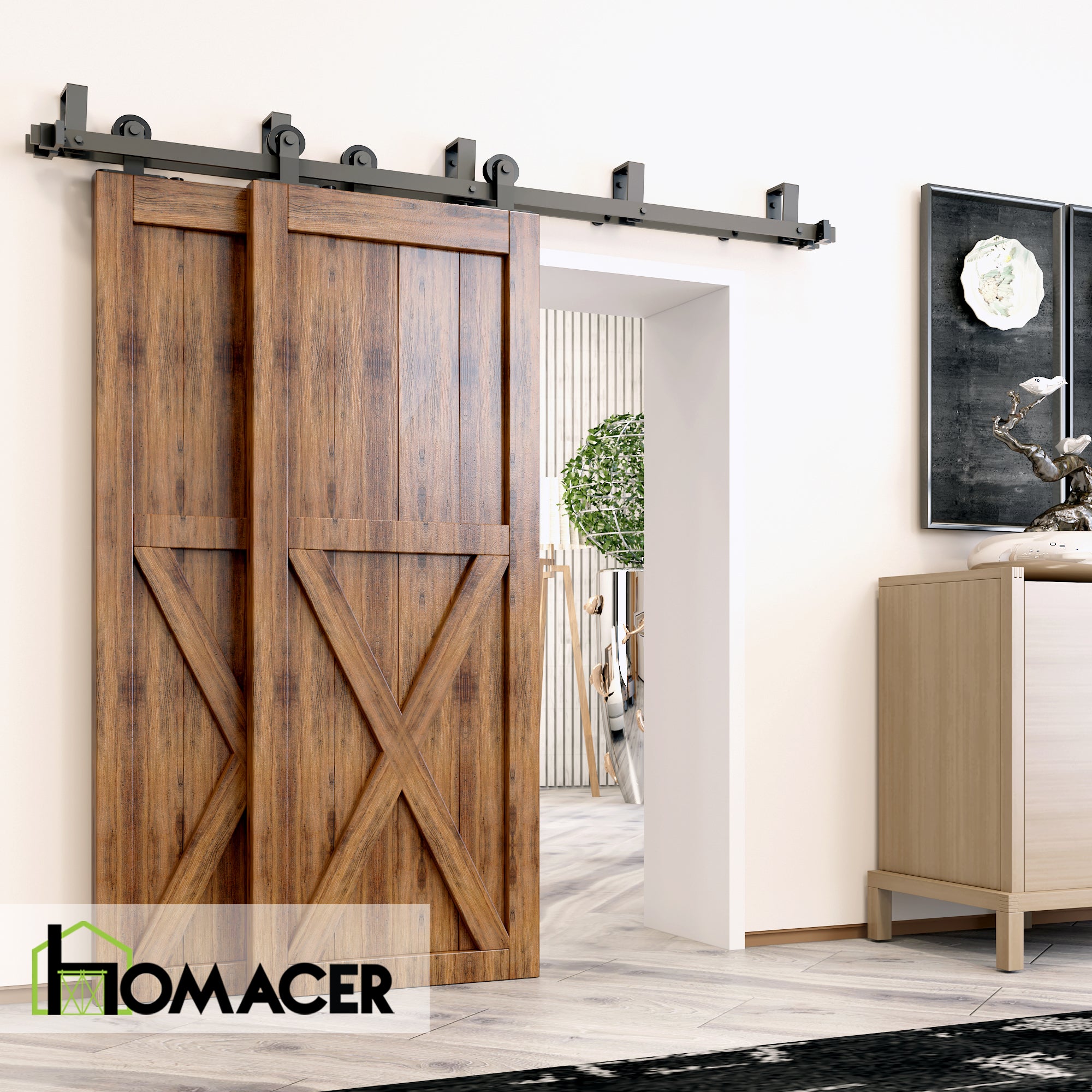 t-shape roller door hardware