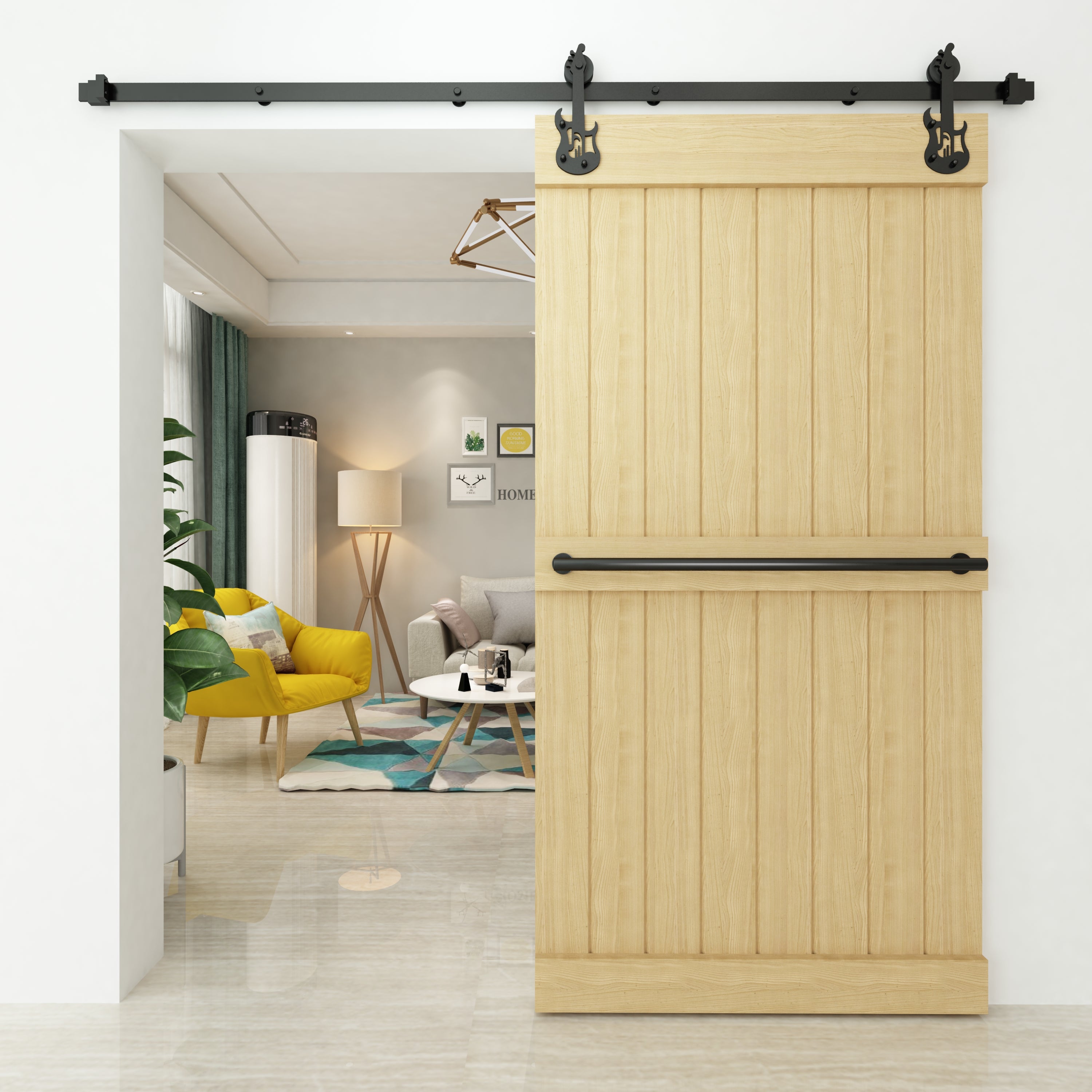 guitar roller door hardware