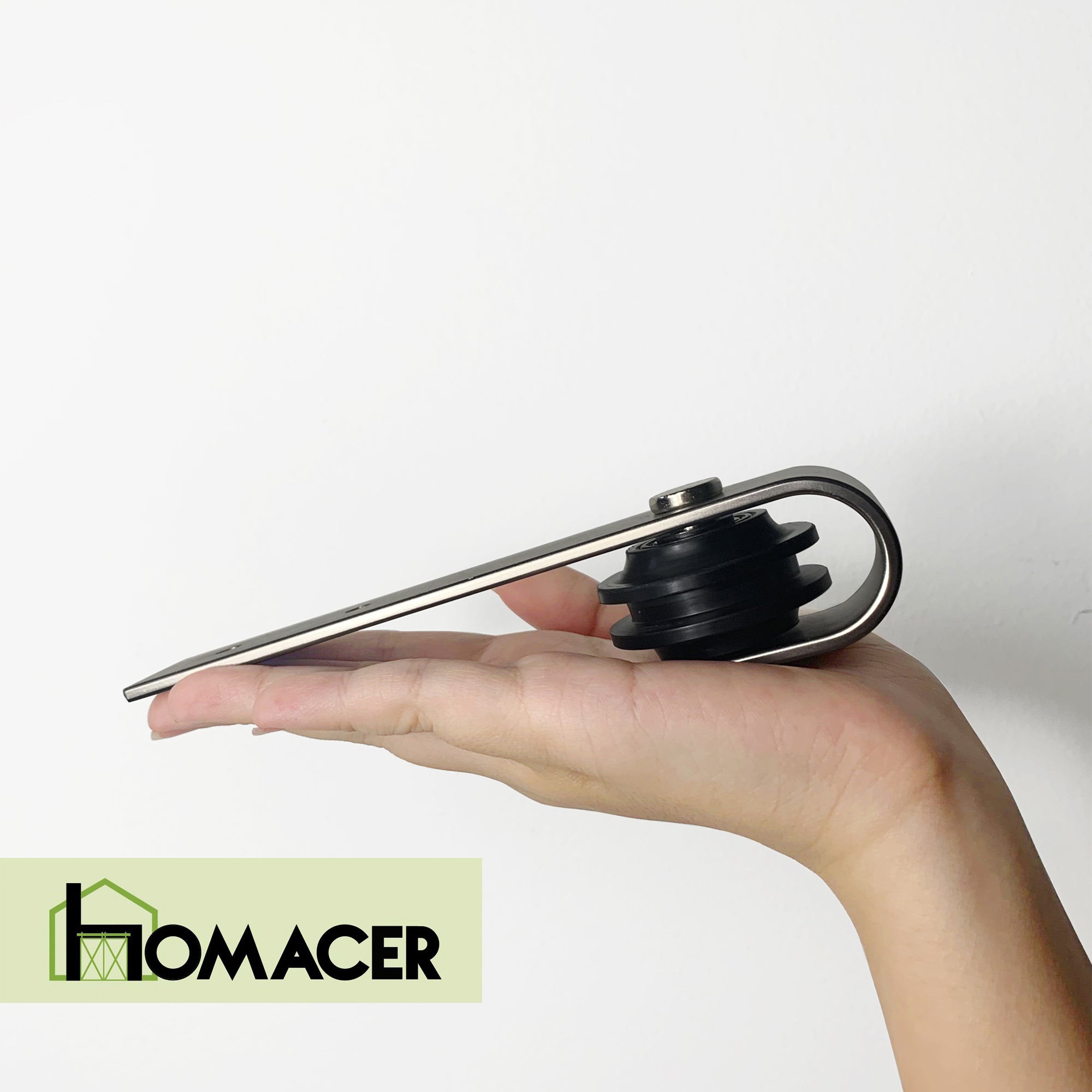 homacer sliding door mini classic design roller side view