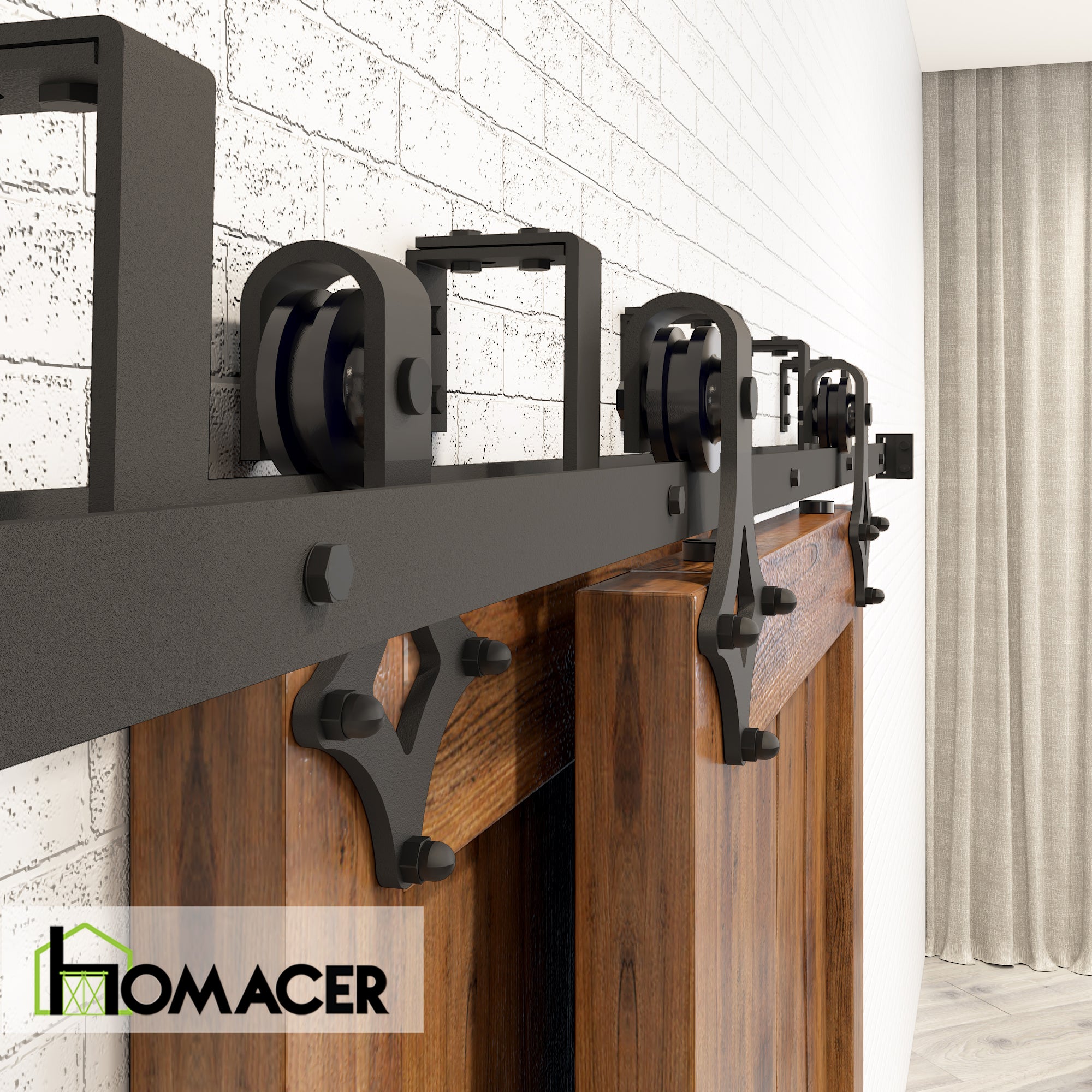 sliding barn door kit diamond