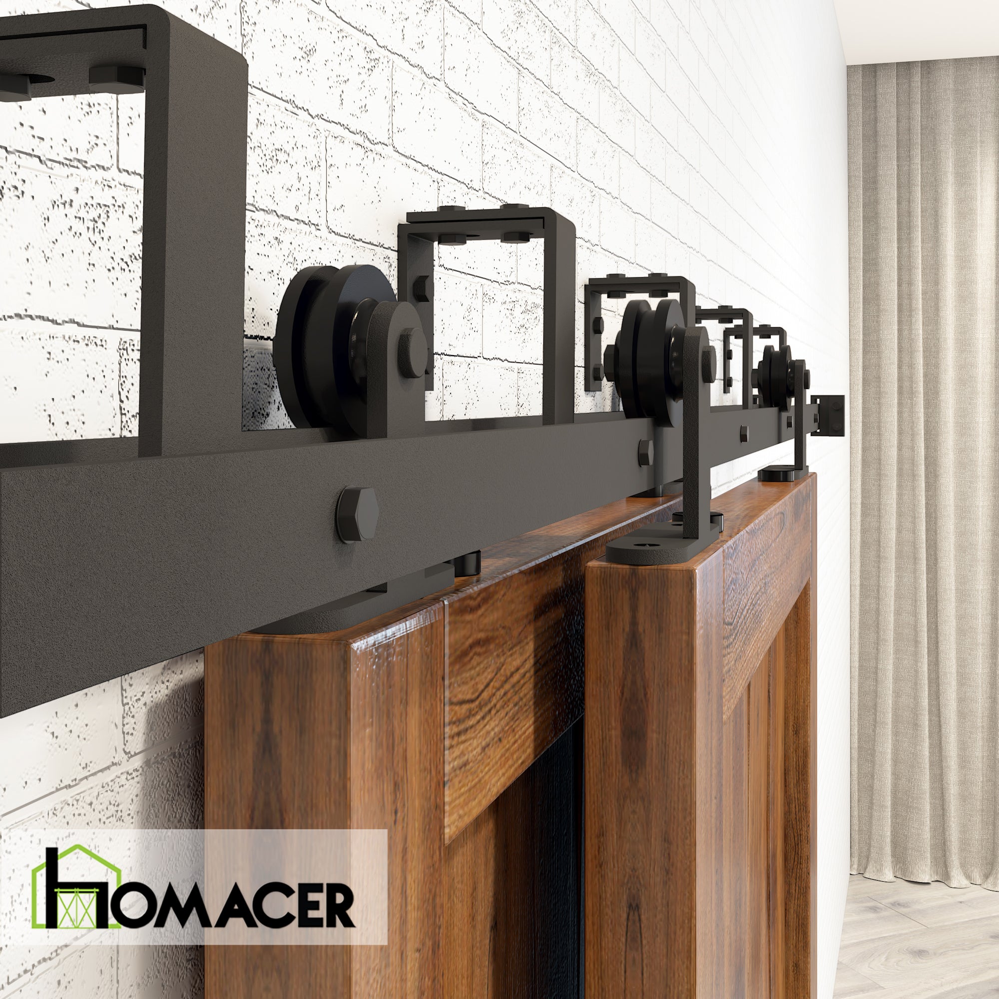 sliding barn door kit t-shape
