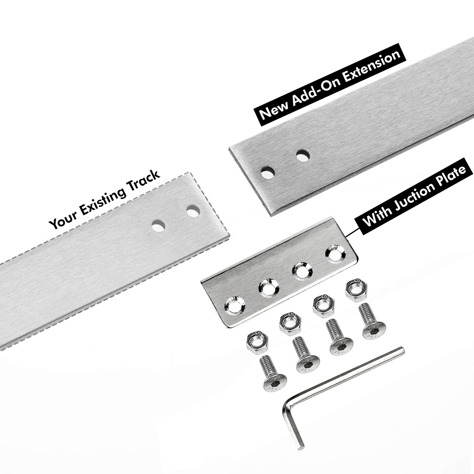 nickel track with mounting
