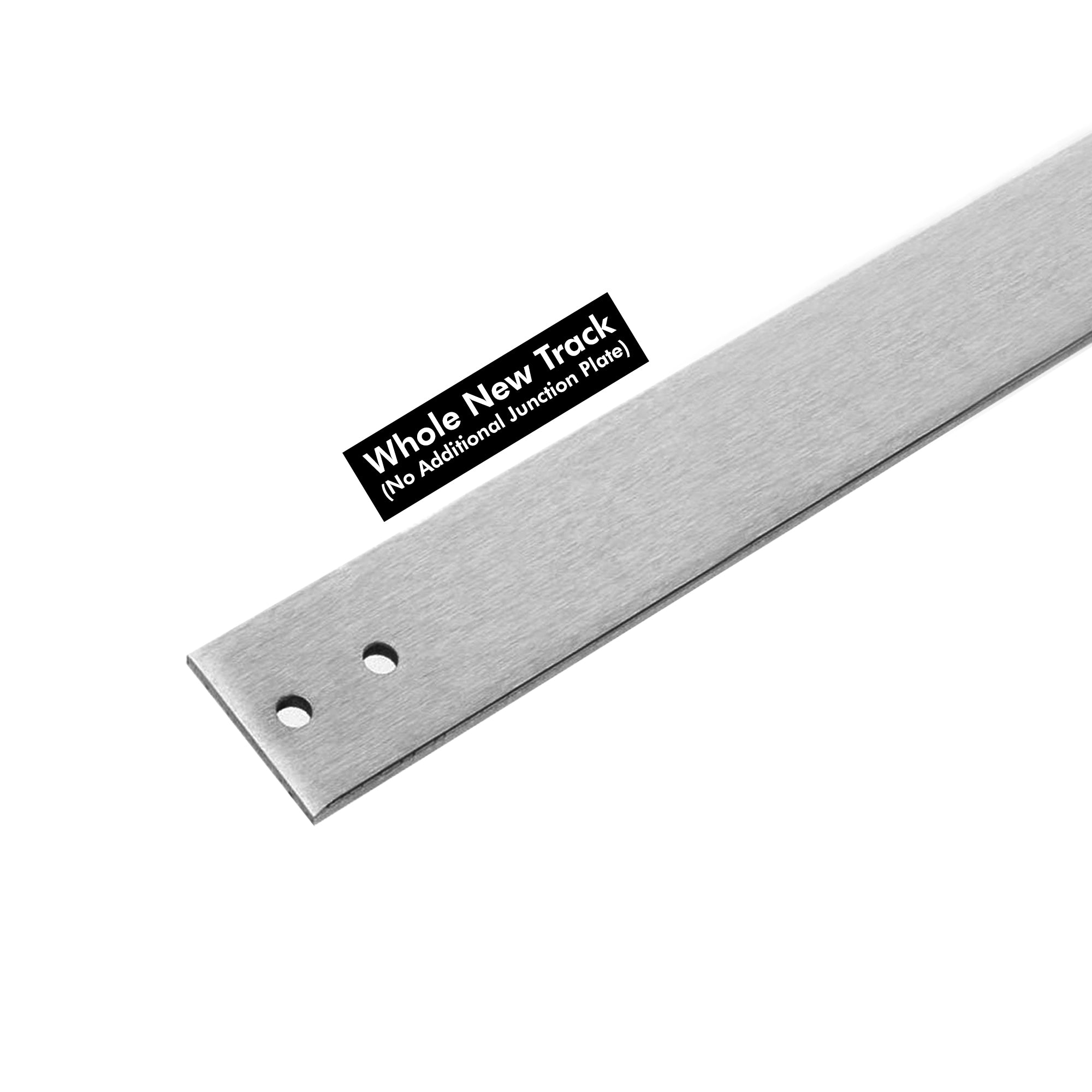 brushed nickel track
