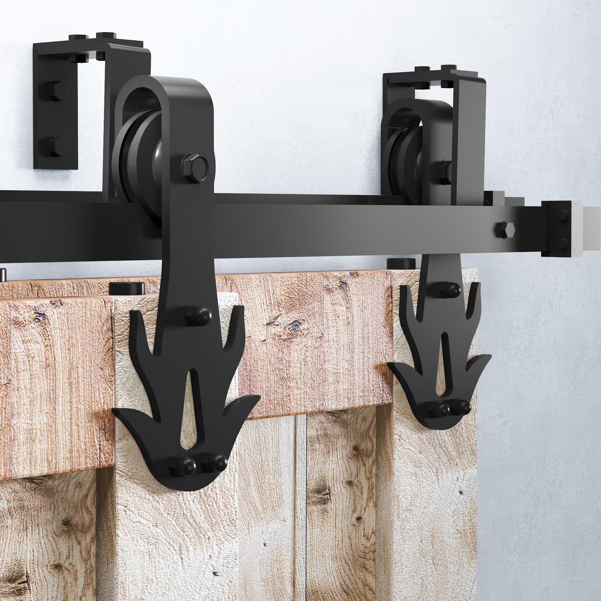 homacer flame barn door kit