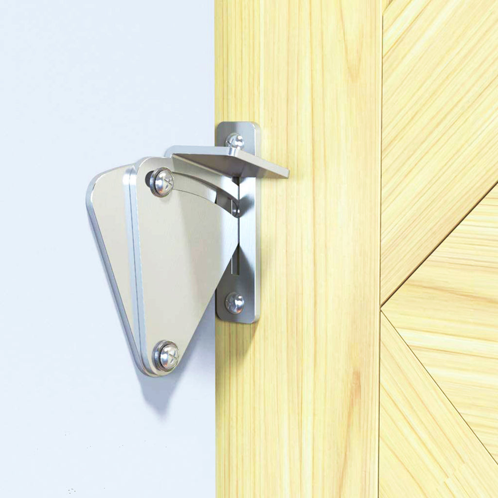 Brushed Nickel Teardrop Lock