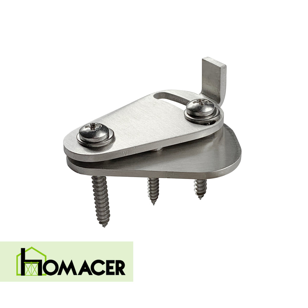 Brushed Nickel Teardrop Lock