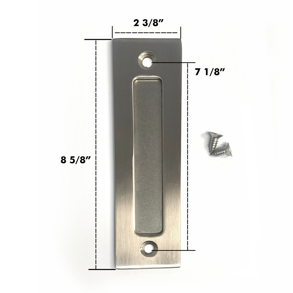 Brushed Nickel Door Handle Design#14