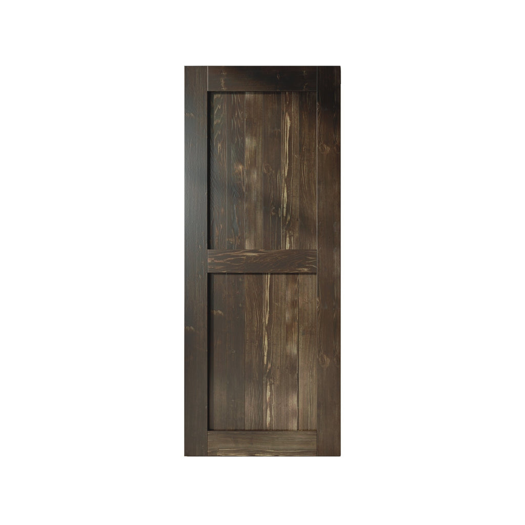 96in Height Finished & Unassembled 5-in-1 Design Pine Wood Barn Door