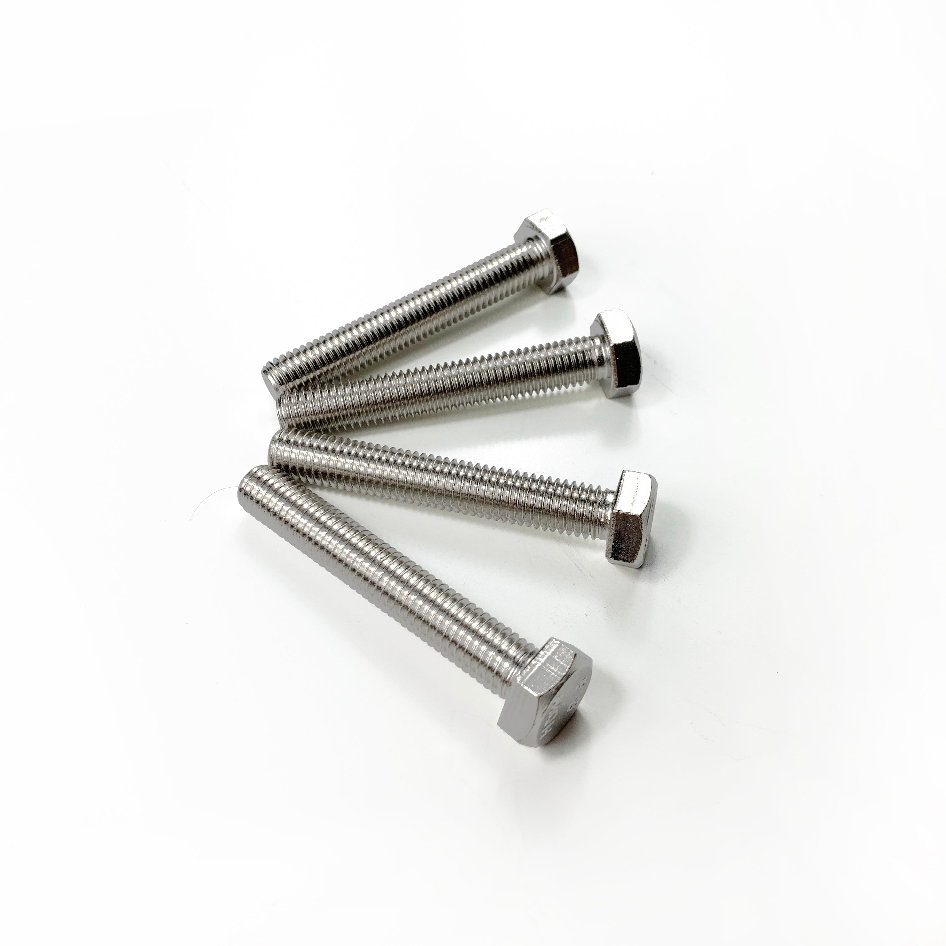 brushed nickel hex bolt