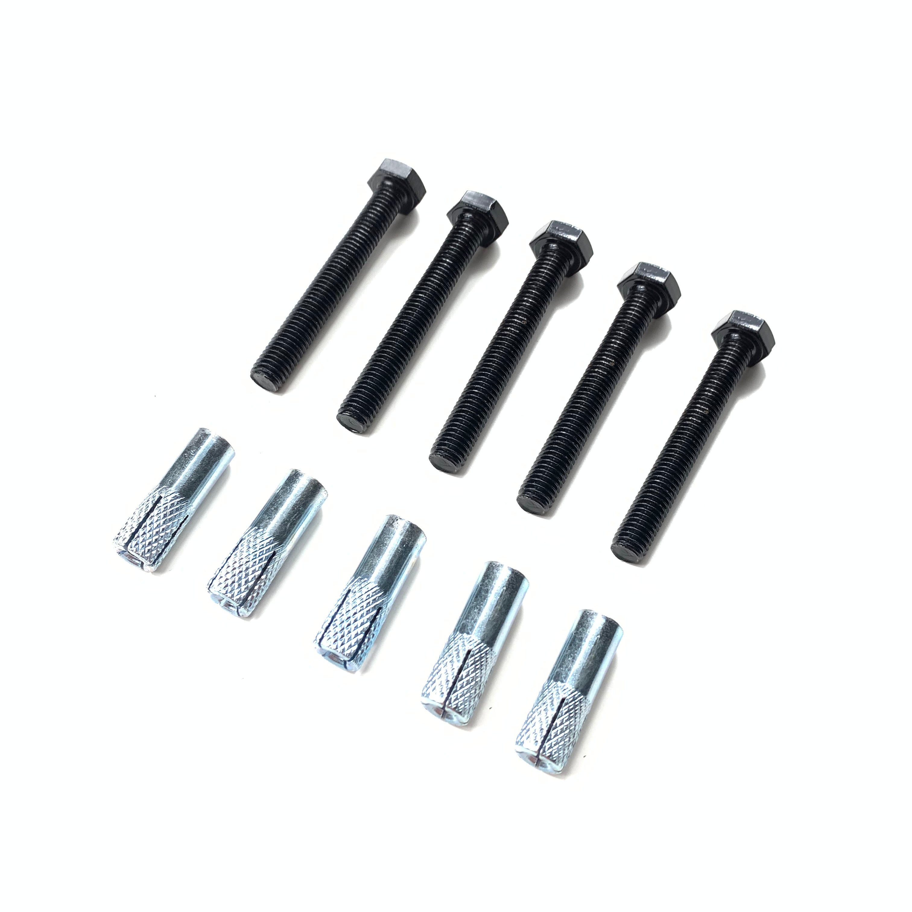 homacer sliding barn door Black Rustic Concrete Lag Bolt / Anchor Set