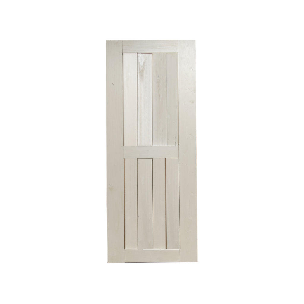 84" Height Finished & Unassembled 5-in-1 Design  Wood Barn Door