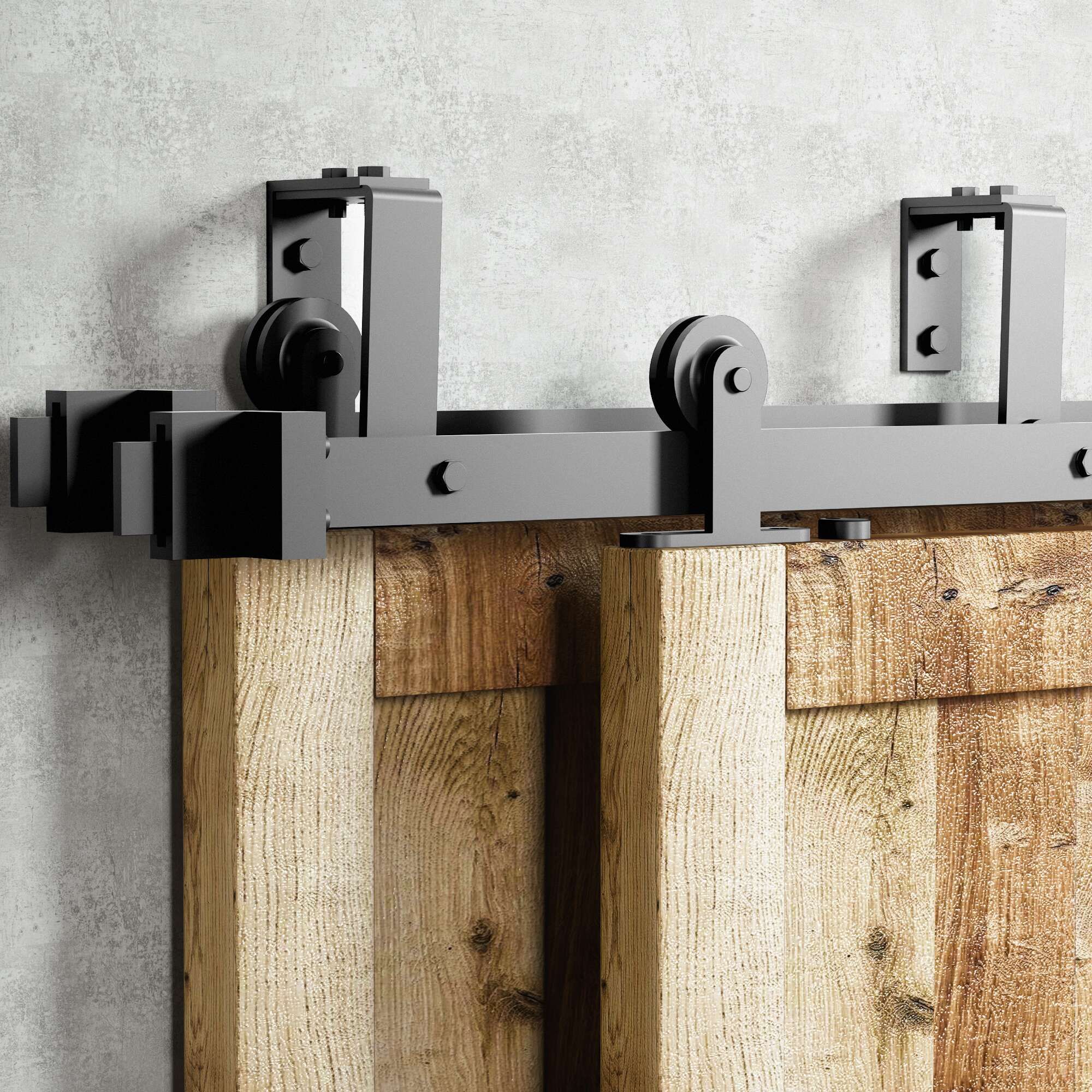 homacer t-shape barn door kit