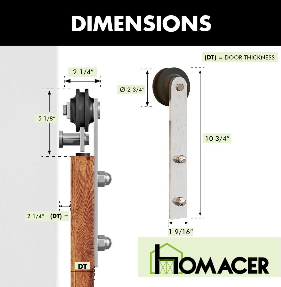 unique straight door hardware